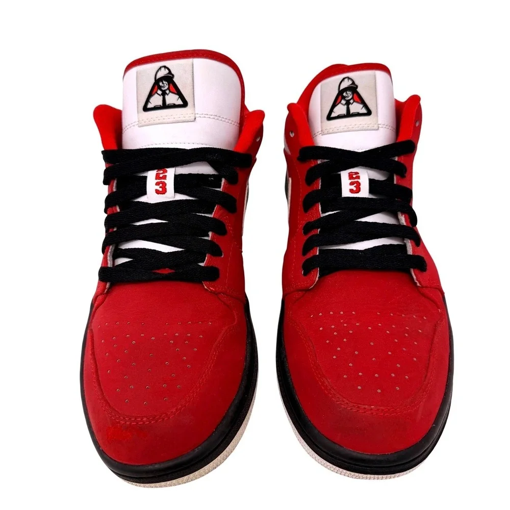 Air Jordan‎ 1 Low Gym Red White Black 553558-601 Mens 10.5 OG 2012 Retro